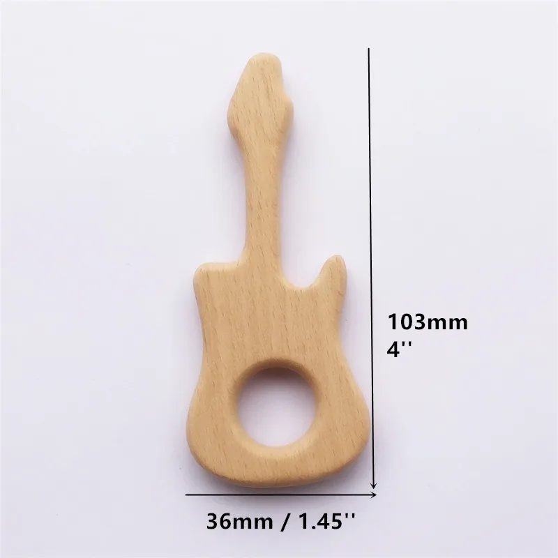 Piano Chenkai 50 шт. деревянный Прорезыватель для зубов DIY органический экологически чистый натуральный Дерево Детские Прорезыватели для зубов пустышка захватывающая игрушка Монтессори аксессуары - Цвет: Piano