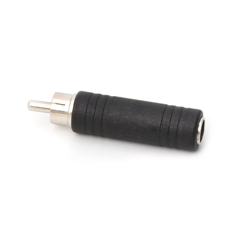 OOTDTY RCA Phono штекер до 6 5 мм моно гнездо аудио кабель адаптер Разъем для lishao домашнее