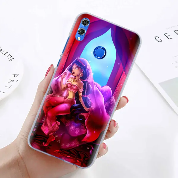 12 Алладин Принцесса Жасмин чехол для телефона для huawei Honor 8X 8A Pro 8C 8S 9 10 Lite 20i Honor Play Y7 Y9 крышка чехол Coque - Цвет: 12