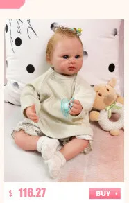 52cm Reborn Simulation Baby Handmade Silicone Doll Child Play Starfish Plush With Gift Bag Toy Baby Educational Toy Doll