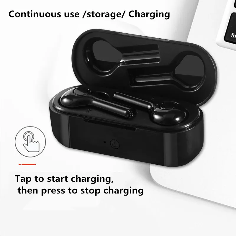 Mini Dual V5.0 беспроводные наушники Bluetooth наушники 3D стерео звук наушники с двойным микрофоном и зарядным устройством qs1 qs2 T1C
