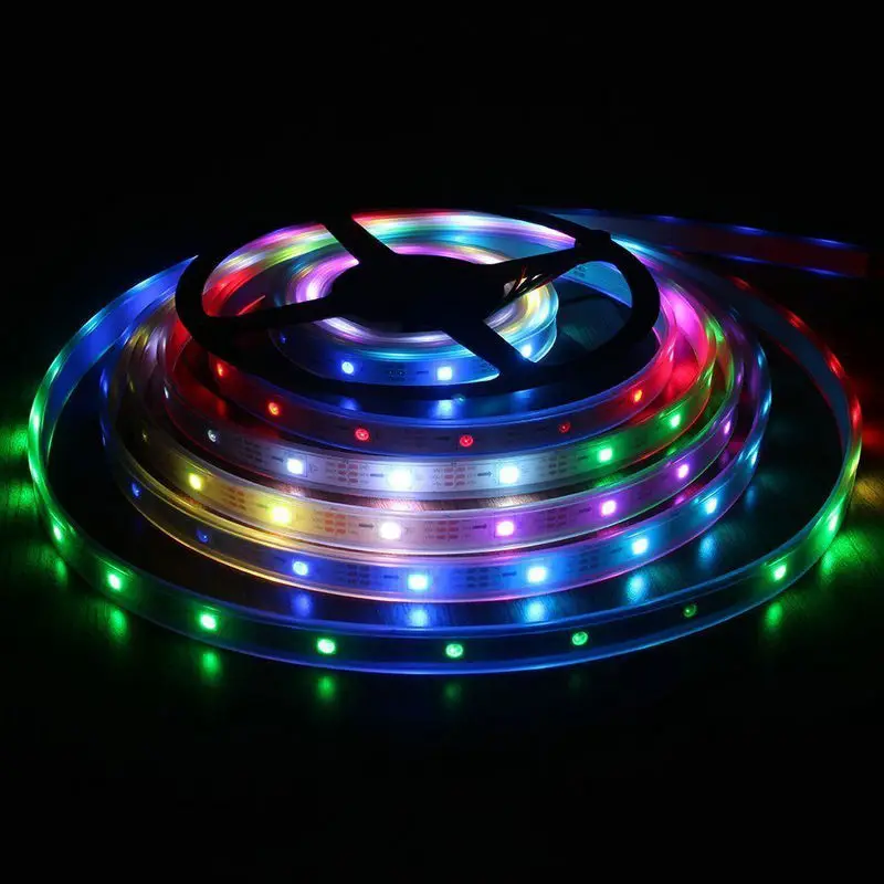 5M DC5V 16.4F WS2801 IC цифровой индивидуально адресуемых RGB светодиодный волшебного сна