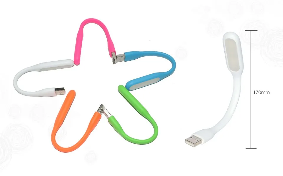 Светодио дный лампа для чтения высокое яркое мини USB свет карманные фонари для Xiaomi Мощность банк ПК Зарядное устройство подходит для чтения Отдых Рабочей