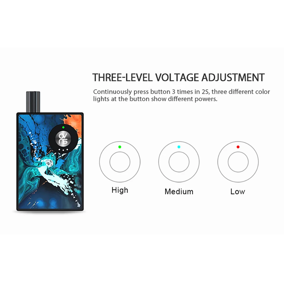 Vape ручка комплект оригинальный ОВНС JC02 Pod Системы Starter Kit 650 мА/ч Батарея