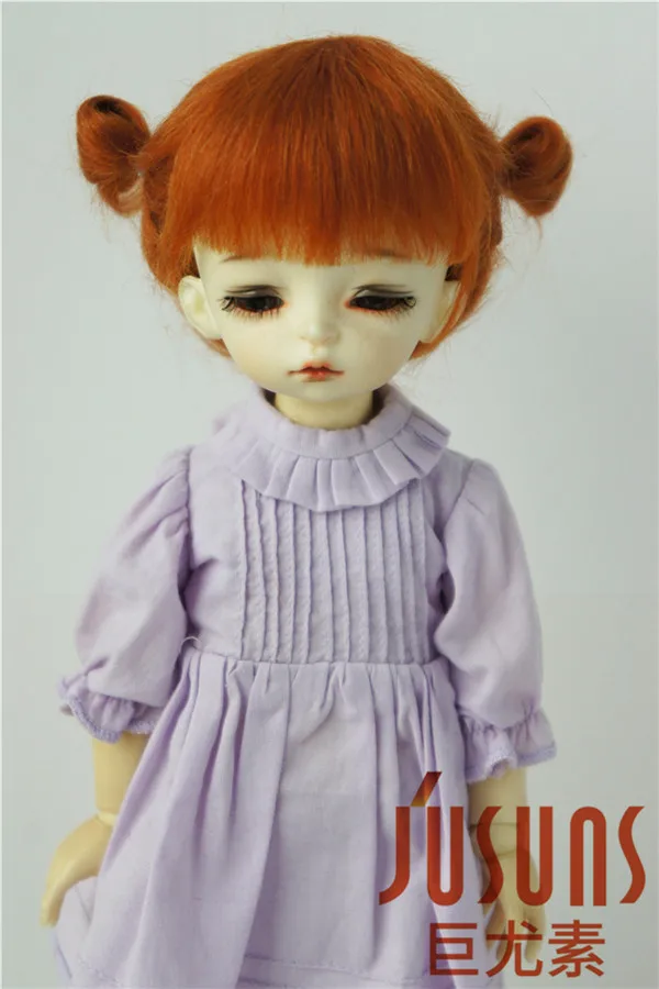 JD415 1/8 1/6 1/4 милые два пони BJD mahair парики Размер 5 6 дюймов 7 8 кукла модные аксессуары