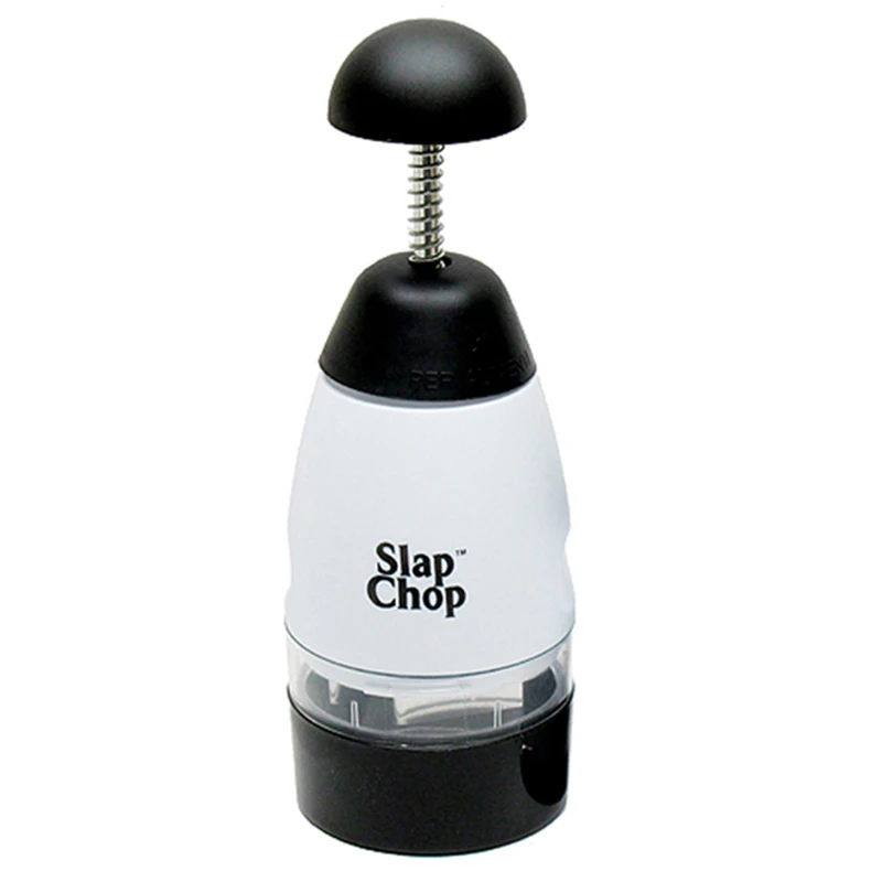 Белый Измельчитель для лука и Чеснока Резак Slap Chop Овощной измельчитель томатный измельчитель фруктов и овощей инструменты слайсер гаджеты - Цвет: Белый
