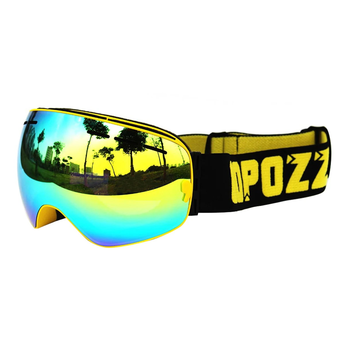 COPOZZ, профессиональные лыжные очки, двухслойные, UV400, анти-туман, большая Лыжная маска, очки для катания на лыжах, для мужчин и женщин, очки для сноуборда