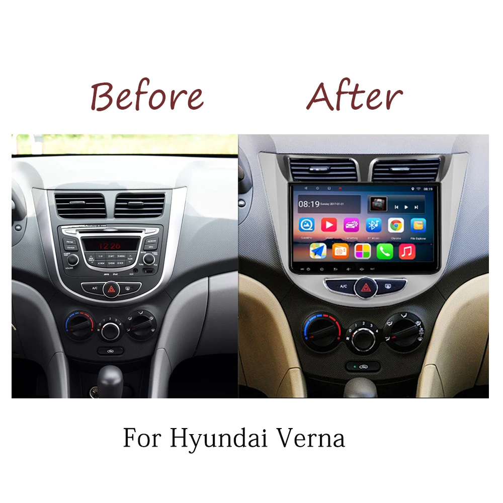 Panlelo Android 7,1 навигация для hyundai Avante IX25 IX45 Verna Tucson Mistra Elantra стерео зеркало Llink сенсорный экран