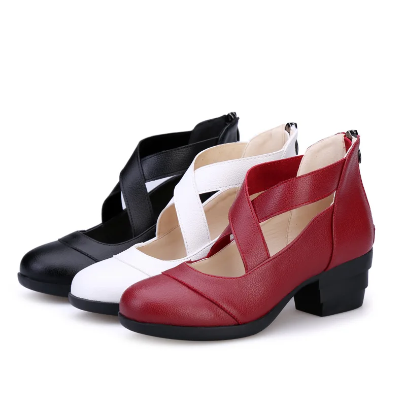 Женская обувь с квадратным каблуком Танцевальная Спортивная современная