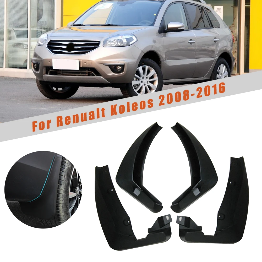 Брызговики для Renault Koleos 20011- для крыла Брызговики Светоотражающие Предупреждение ющие Брызговики автомобильные аксессуары 4 шт