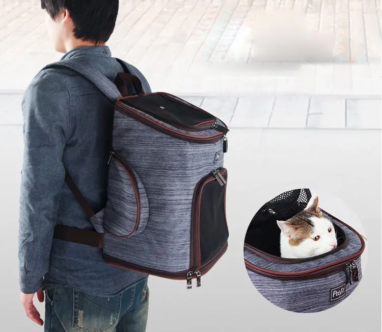 Рюкзак-переноска для домашних питомцев сумка собак и щенков переноска кошек 41*24*30