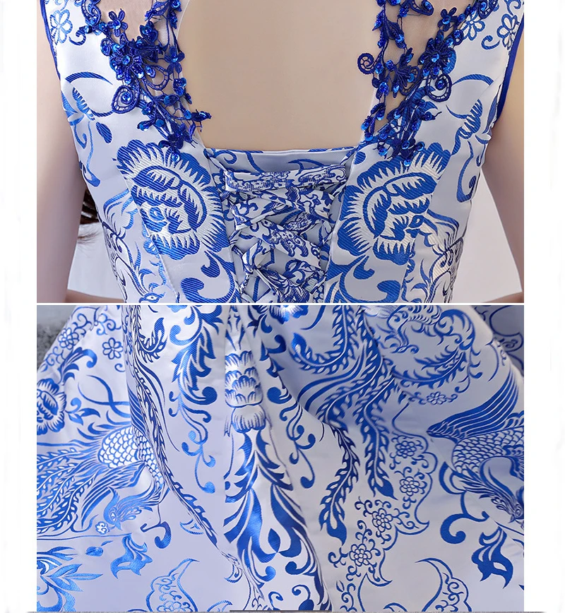 Китайский стиль свадебное длинное Cheongsam ретро сексуальные тонкие вечерние платья свадебное платье Qipao модная Дамская одежда Vestidos S-XXL