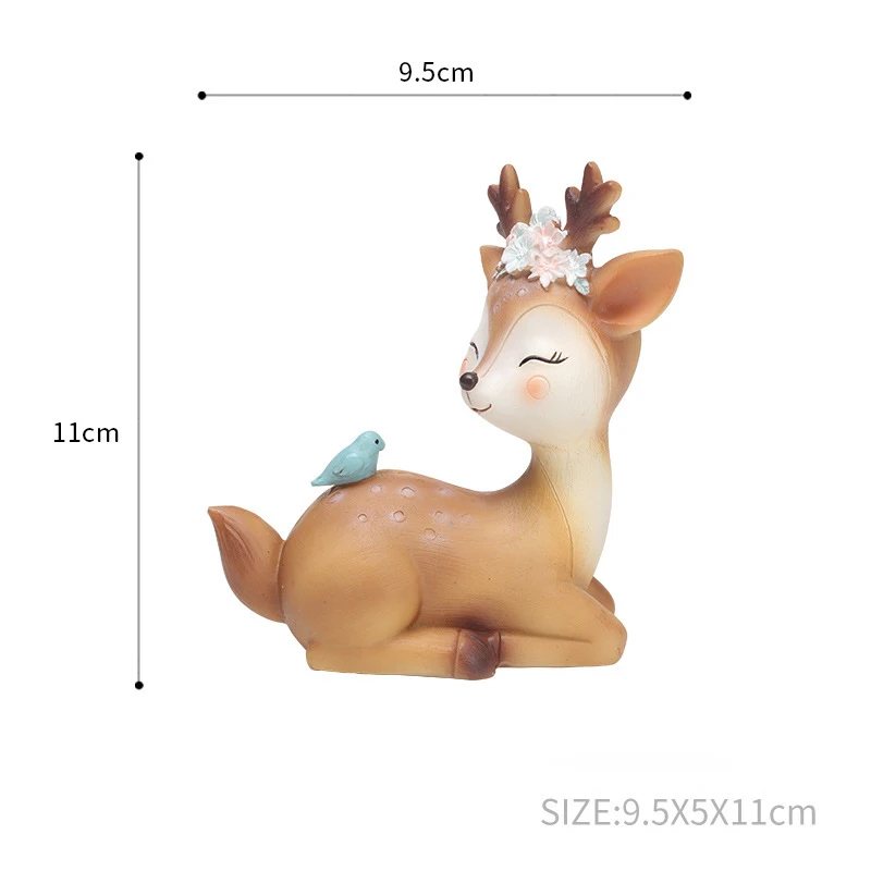 Новая красивая скульптура Sika deer из смолы креативные подарки современное Простое