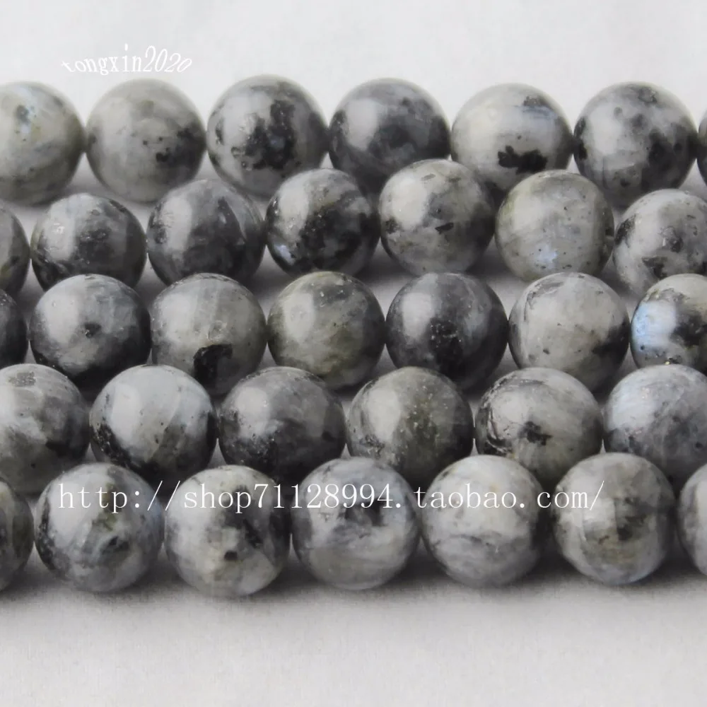 Черные бусины из Лабрадорита граненые круглые 8 мм Полная прядь около 46 отверстие