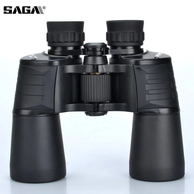 model C Профессиональный бинокль 10x50 высокомощный охотничий телескоп BAK4 широкоугольный походный оптический большой окуляр высокой четкости - Цвет: model C