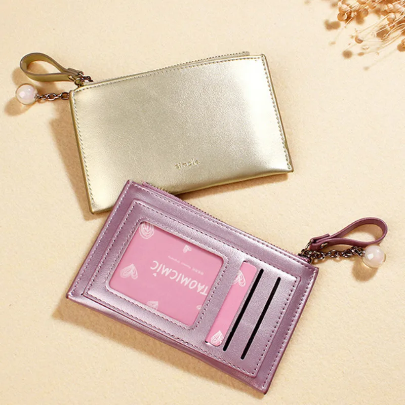 Женский маленький кошелек из искусственной кожи с карманом для монет и карт 2019 |
