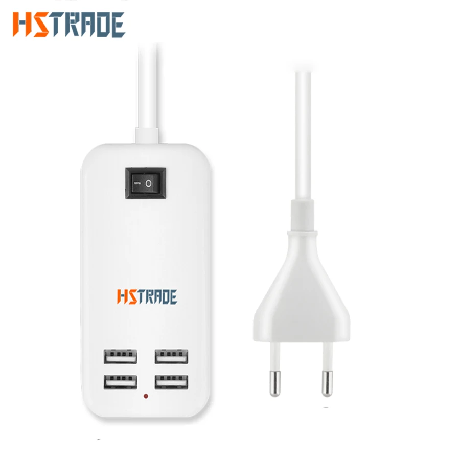 ЕС штепсельная вилка американского стандарта 4 Порты несколько стены USB Зарядное