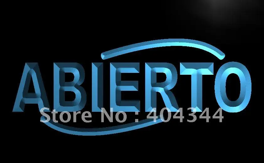 

LB535- ABIERTO Food Cafe Restaurant NEW LED Neon Light Sign