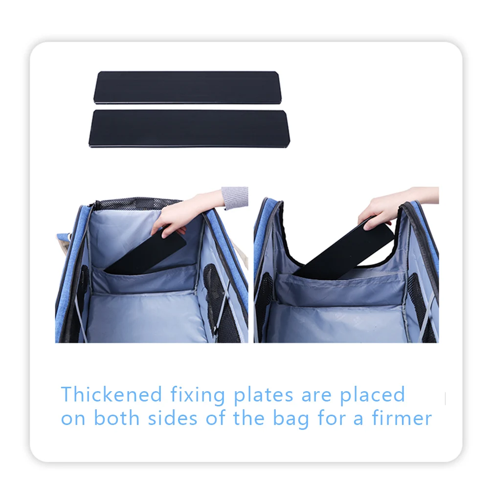Pet Dog Carrier Bags with Removable Rolling Wheels Dogs Cats Carrier Backpack Breathable Luggage Pets Car Travel Transport Bags
