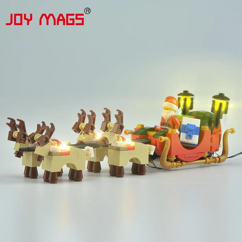 JOY MAGS светодиодный светильник Набор для 10245 Creator Санты мастерской светильник ing набор совместим только с 33024