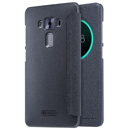 Sparkle Grey Чехол-книжка Nillkin Window для Asus Zenfone 3 Deluxe ZS570KL, защитный чехол для сна - Цвет: Sparkle Grey