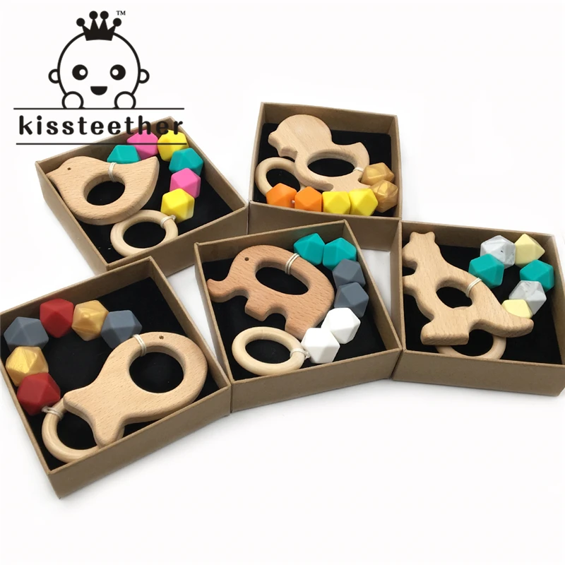 5 шт./лот на заказ органический деревянный Животное Играть в тренажерный зал