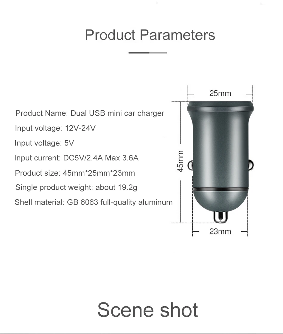 ACCEZZ новое автомобильное зарядное устройство с двумя USB, супер 4.5A для huawei 4A, быстрая зарядка для OPPO Oneplus 2A, универсальный телефон для Xiaomi iphone XS