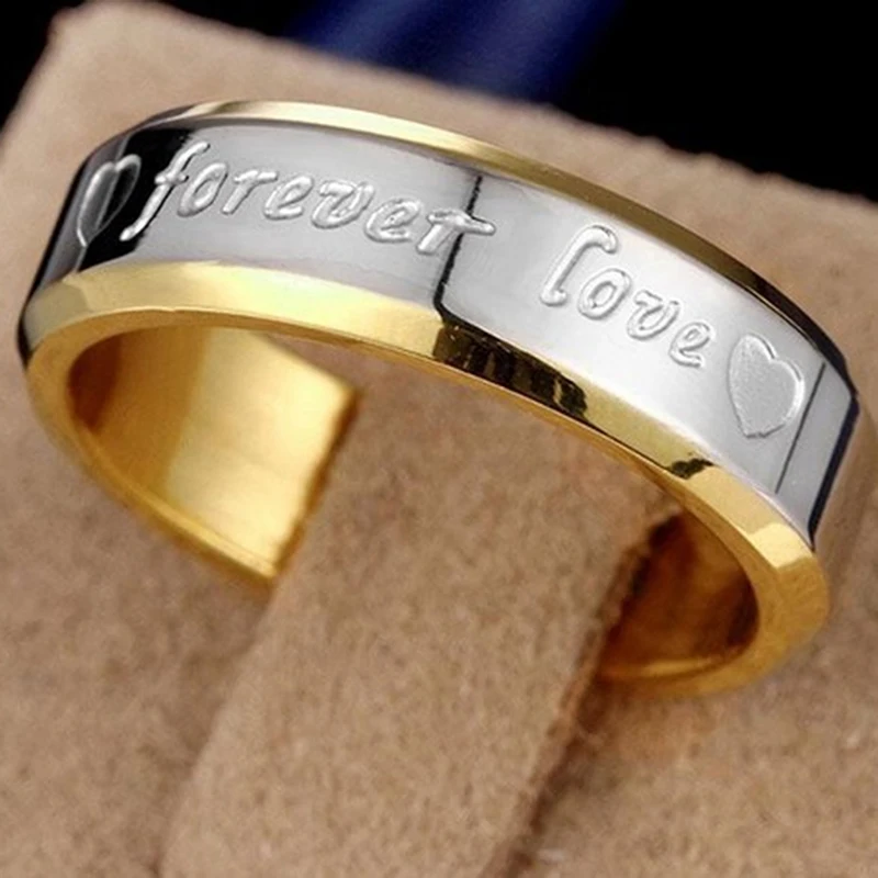 Fashion Trend Couple Ring Classic Romantic Eternal Love Plating Size 6-11 | Украшения и аксессуары