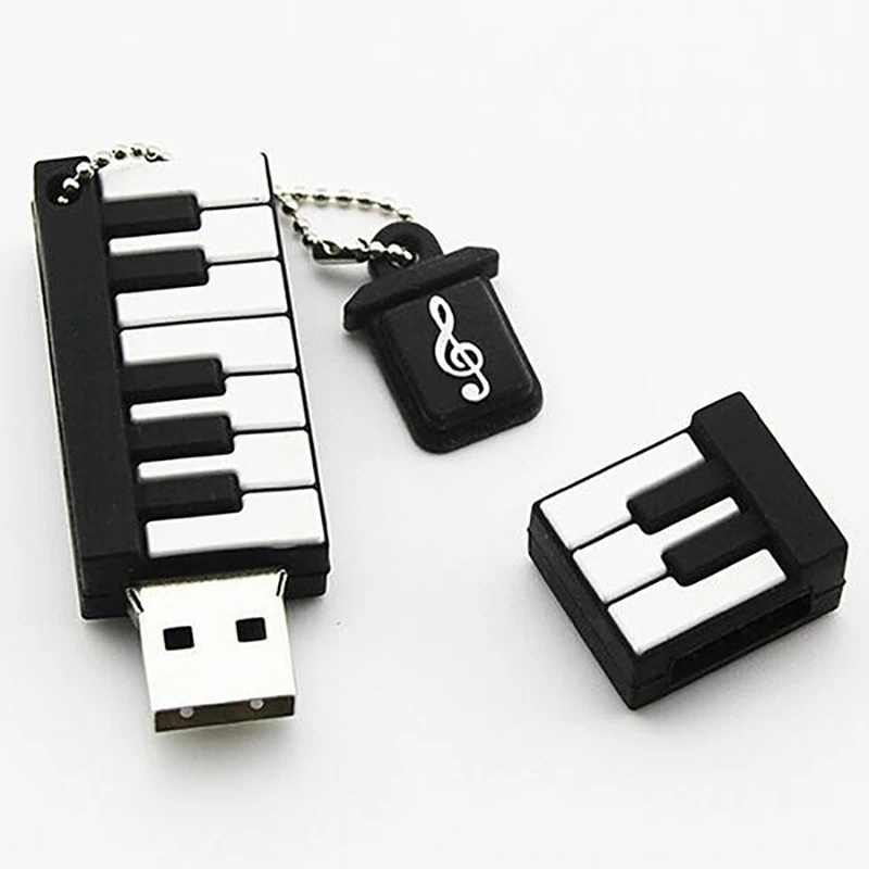piano Флеш-накопитель USB 3,0 для фортепиано, 64 ГБ, флеш-накопитель, 128 ГБ, 8 ГБ, 16 ГБ, 4 Гб, 32 ГБ, USB флешка, бесплатный usb-конвертер - Цвет: piano