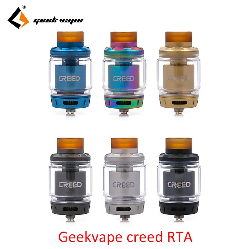 Новейшая электронная сигарета RTA tank Geekvape Creed с тремя взаимозаменяемыми системами