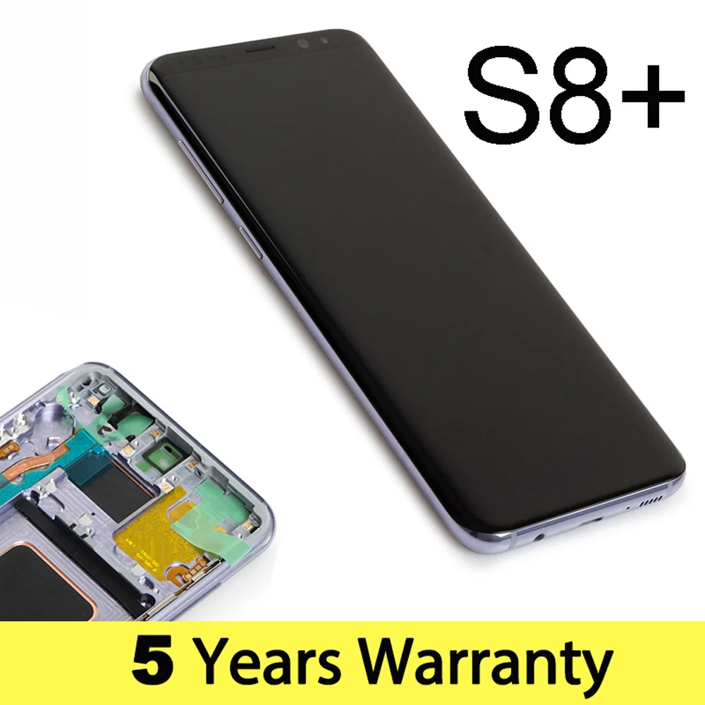 Цена, ЖК-дисплей для samsung S8 Plus, G955F с рамкой, сенсорный дисплей для samsung S8 Plus, экран Pantalla