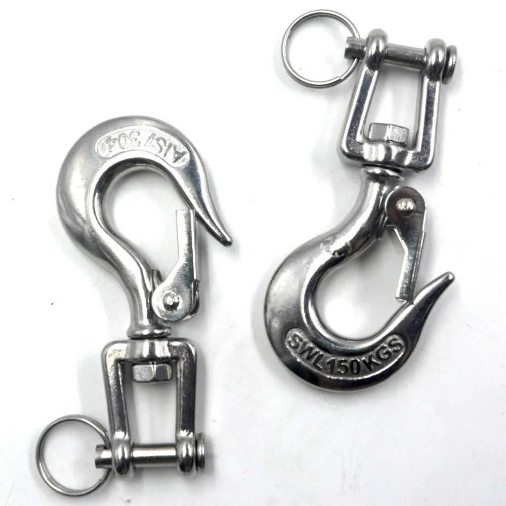 5 шт. серебро 304 нержавеющая сталь американский тип триггера клевид Поворотный