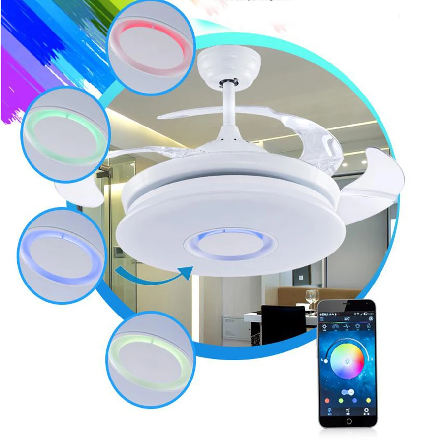2018 приложение с регулируемой яркостью LED Bluetooth музыкальная нержавеющая сталь