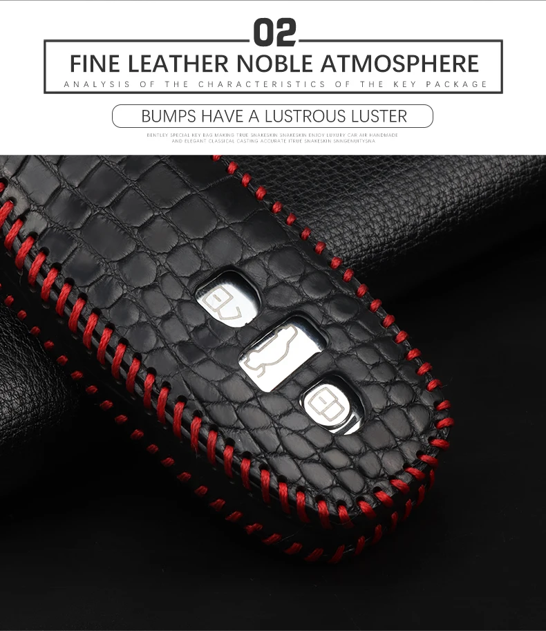 Dedicated to Lamborghini key case Aventador/Huracan car badge key cover car key box leather key cover key bag ring accessories