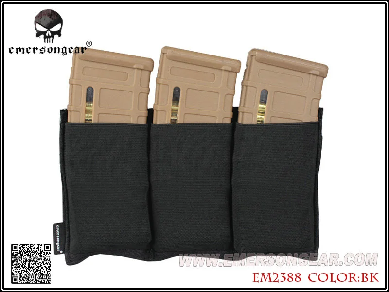 Emersongear M4 Triple Magazine Pouch Combat Molle Tactical FAST EM2388 | Спорт и развлечения