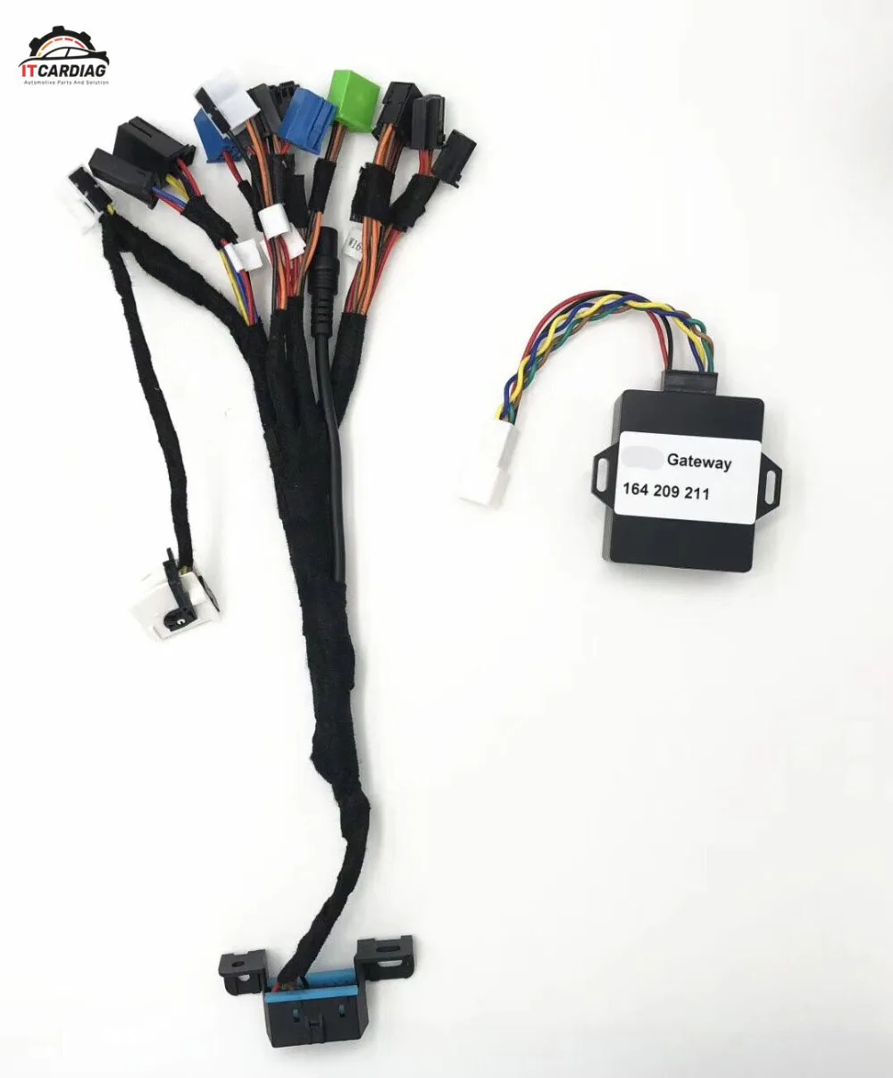 5 в 1 Тесты кабель для Mercedes-Benz W204 W207 W212 W166 W164 W221 EIS ESL с Dash разъем+ Эмулятор шлюза
