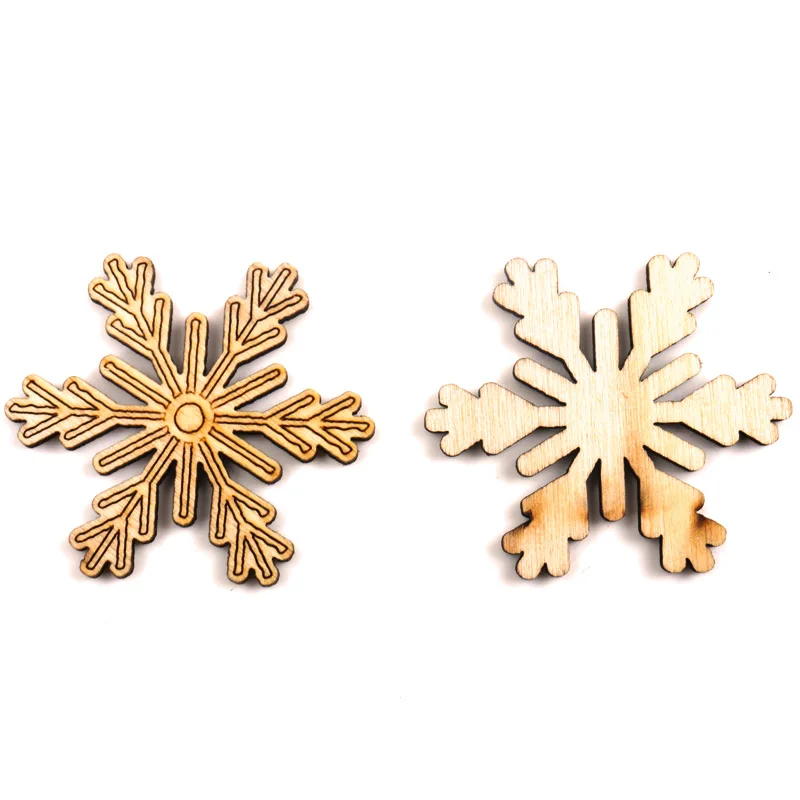 10 шт. декоративные снежинки 45 50 мм|Поделки из дерева| |