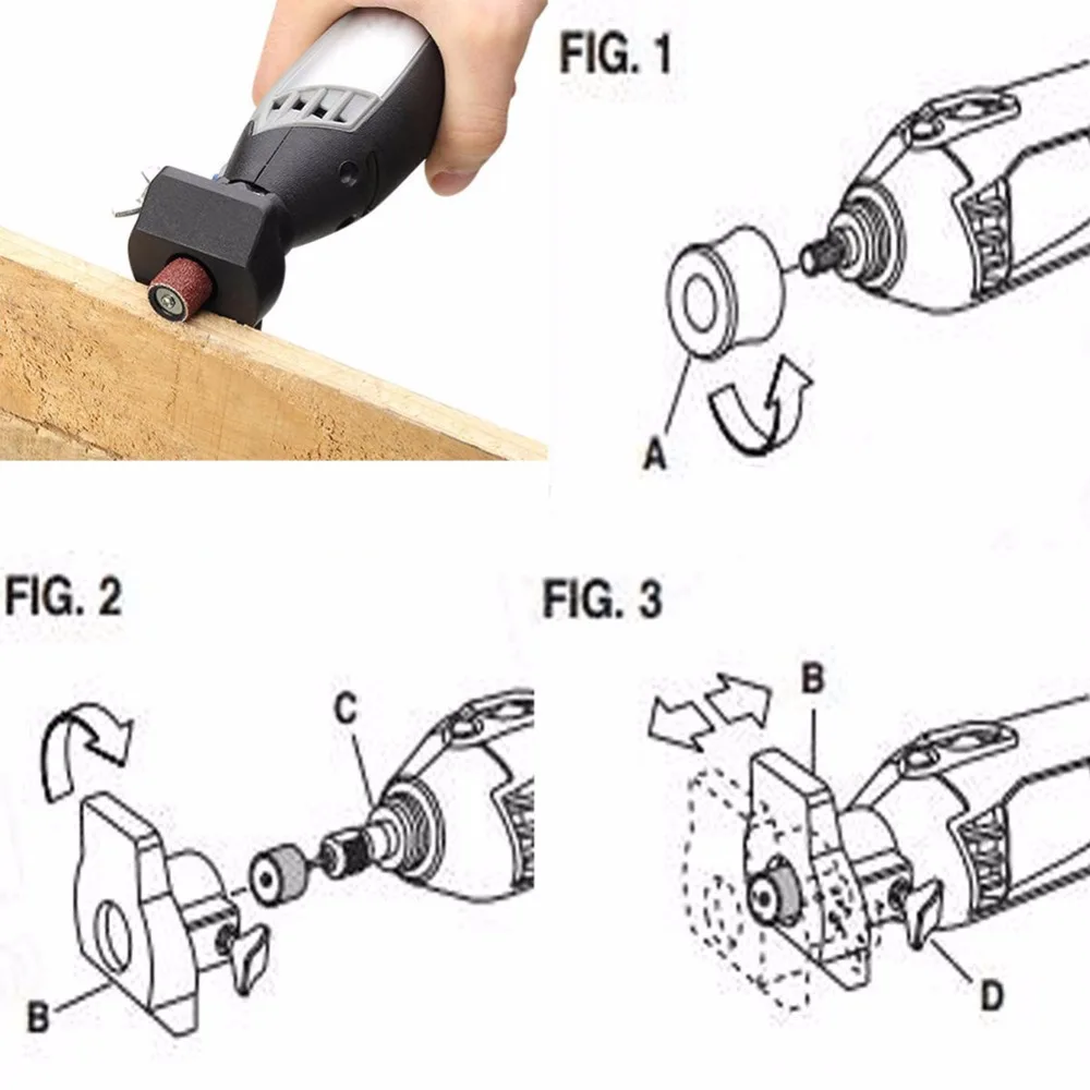 

Universal Drill Locator Positioner Carving Polishing Grindering Rotary Tools-TwTh