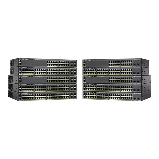 Новый CISCO WS-C2960X-48LPD-L сеть интеллектуальное управление POE коммутатор 2960-X 48 GigE PoE 370 W