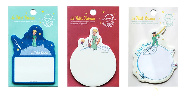 3 шт./партия креативные Le Petit Prince Липкие заметки милый мультфильм бумага блокнот наклейка школьные офисные канцелярские принадлежности