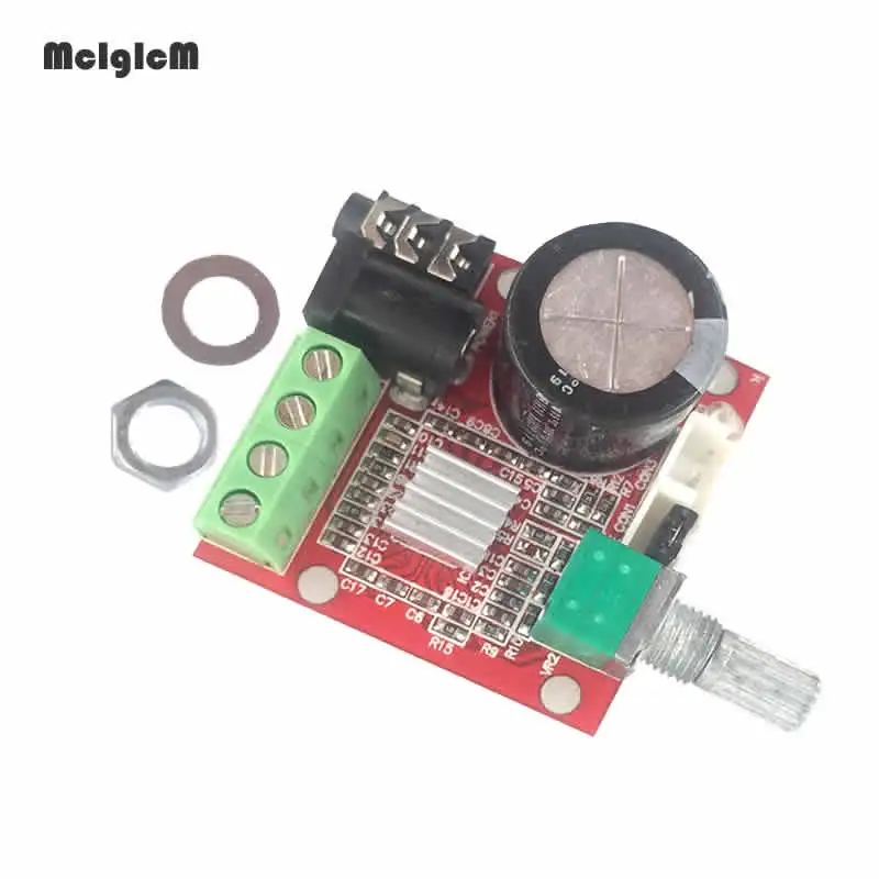 12В мини Hi-Fi PAM8610 аудио стерео усилитель плата 2X10W двухканальный D Класс |