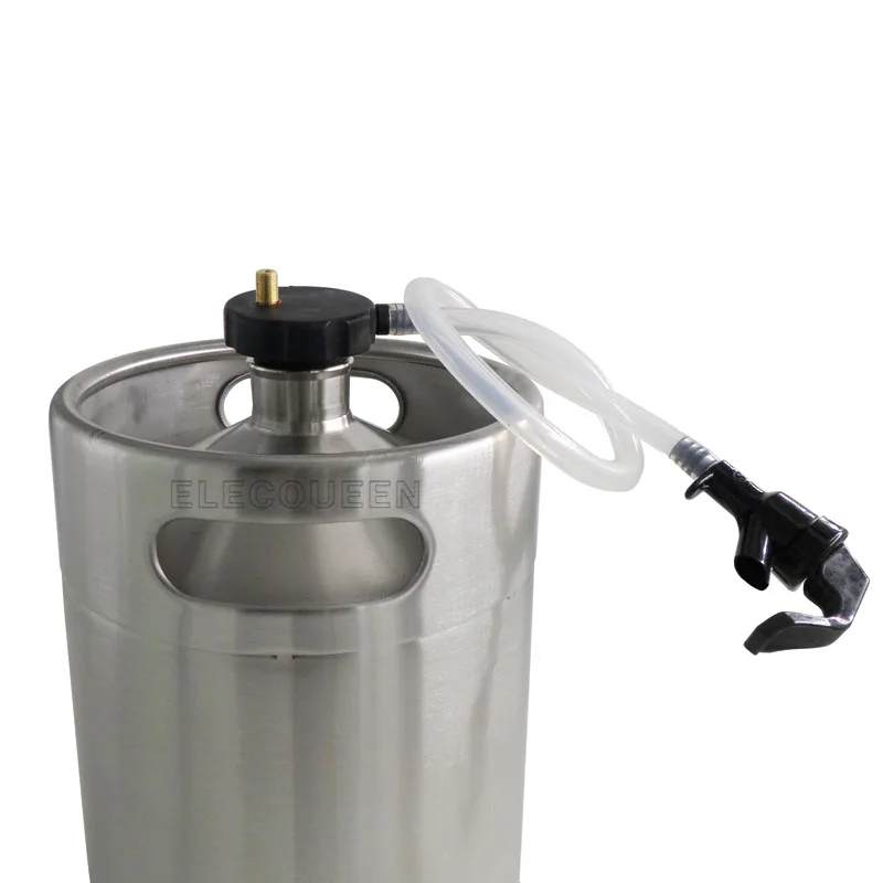5L Homebrew мини гроулер бочонок из нержавеющей стали Стиль Кувшин Для пива с мини Keg муфта