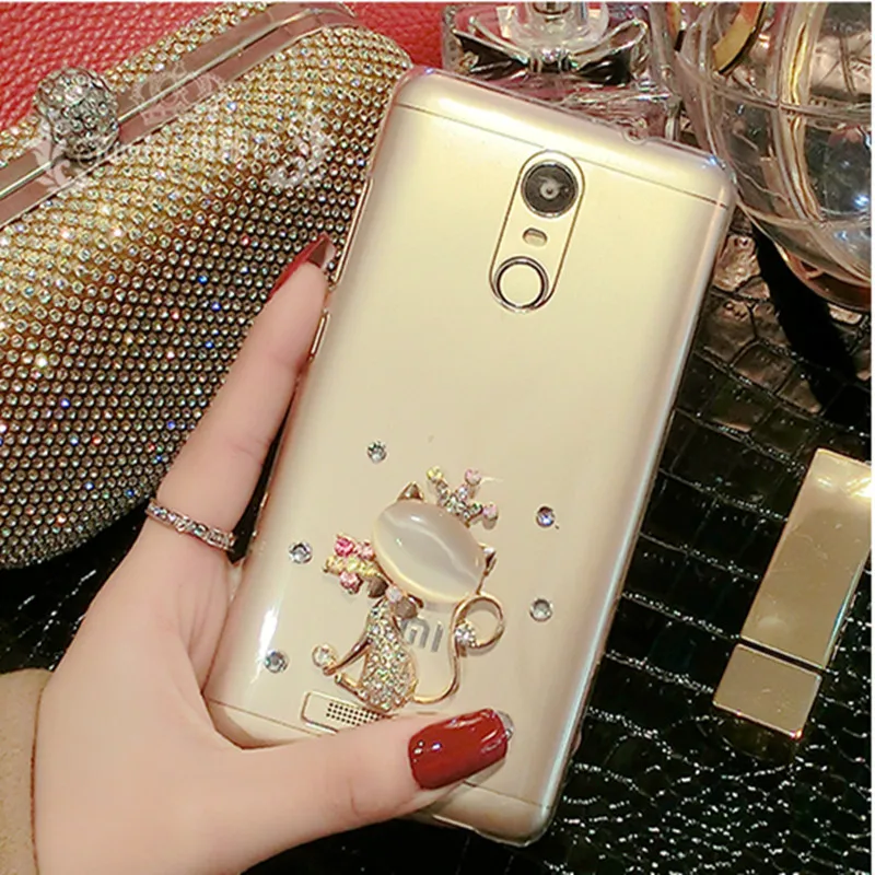 Для xiaomi MI A2 LITE 9 8 SE 5X Redmi NOTE 8T 7 6 pro 4 4X 5A Роскошный Блестящий Алмазный чехол для 8A 7A S2 6A