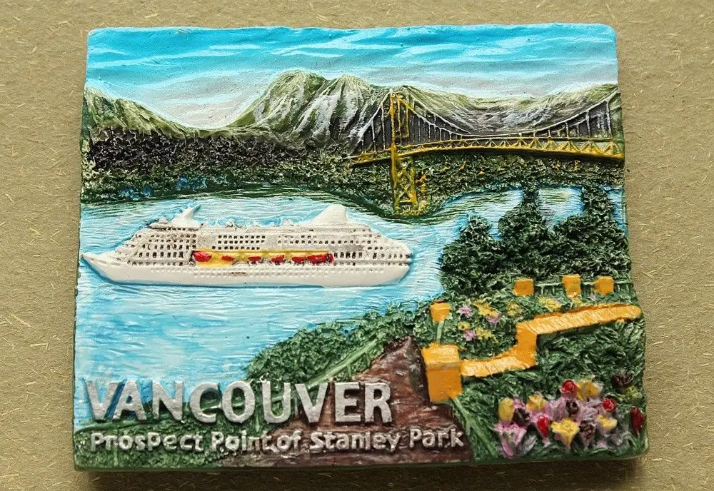 3D полимерный декоративный Магнитный сувенир на холодильник для путешествий