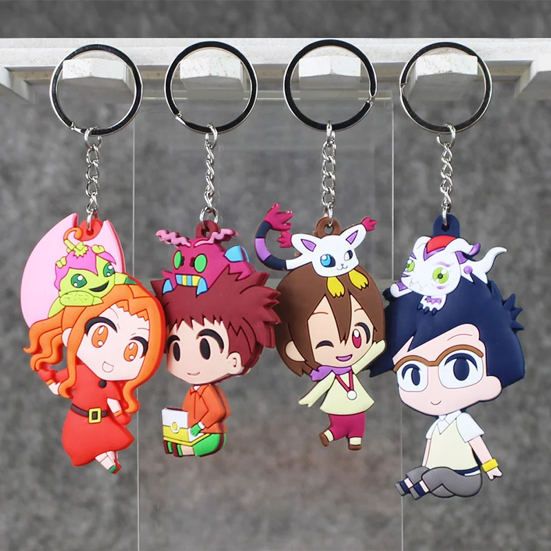 Брелок Приключения Digimon 8 шт./лот детские игрушки брелок TAICHI YAMATO Agumon Patamon подвесные