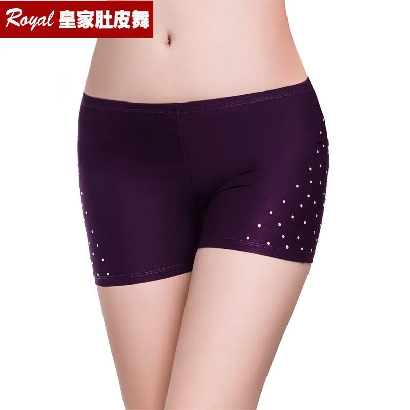 Dark purple Горячая Распродажа новые сексуальные Стразы шорты для танца живота костюм для танца живота Горячие Короткие Штаны для выступлений 13 цветов-9010 - Цвет: Dark purple