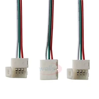 5 pcs 2pin 3pin 4pin rgb connector 15cm cable for 5050 ws2811 ws2812b 3 pin led strip