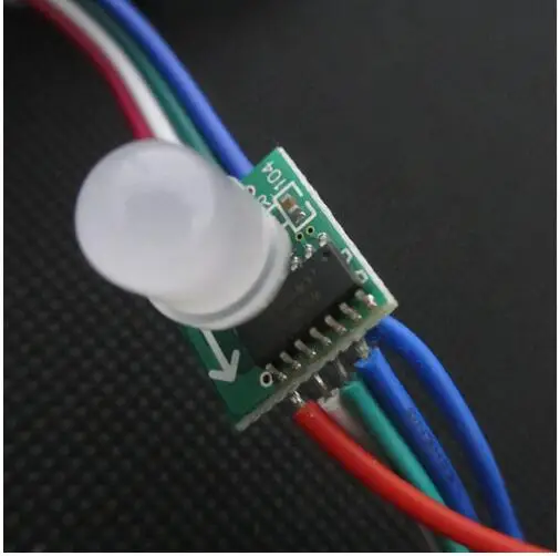 50X 12 мм IP68 подводный водонепроницаемый рассеянный RGB светодиодные пиксели WS2801 DC5V