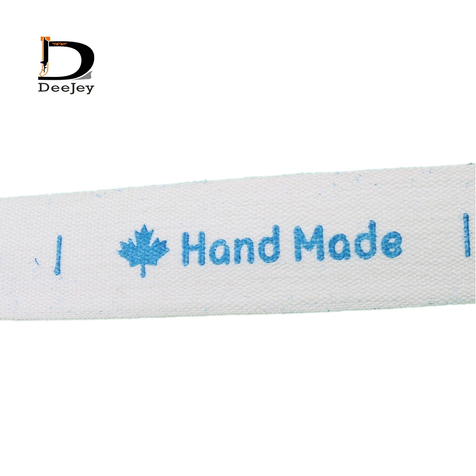 Оптом в наличии 100% хлопчатобумажная ткань этикетки лента новый дизайн Ширина 1 5