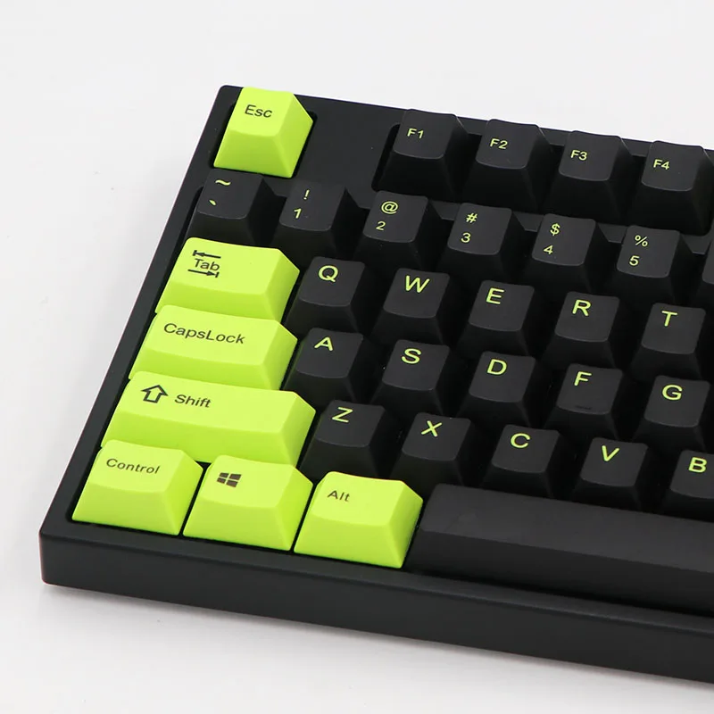 BGKP txic Ethermal Dye сублимационные шрифты PBT keycap для механической клавиатуры 61/64/68/84/87/104
